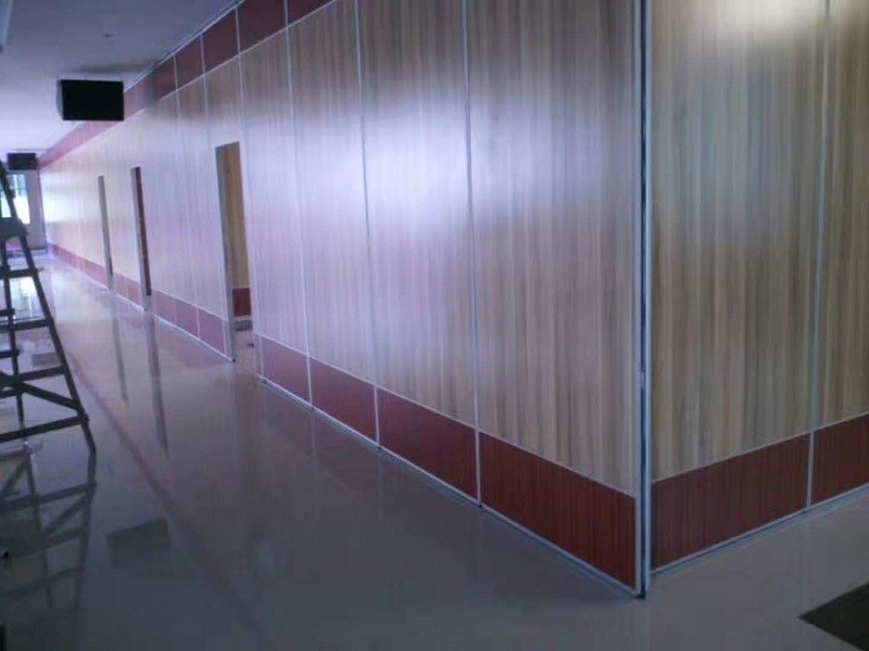 White Melamine Surface Sound Proof Wall Partition For Banquet Hall