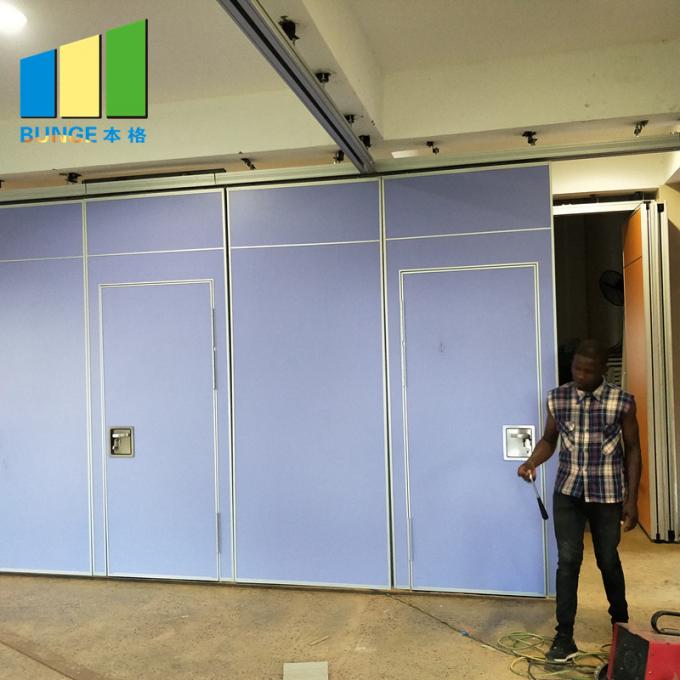 Wood Folding Doors Movable Partition Walls For Office Hotel Decoration 7