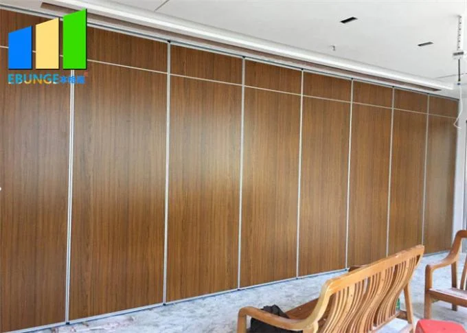 Wood Sliding Office Wall Sound Proof Room Partition For Dance Hall 0