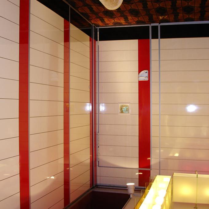 Wood Sound Absorption Flexible Sliding Partitions Walls 85mm For Office And Meeting Room 1