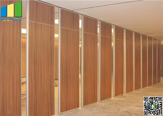 Wooden 65MM Sliding Partition Walls Melamine Finish Multi Color 1