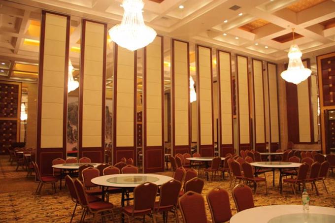 Wooden Acoustic Diffuser Panels , Interior Sliding Partition For Meeting Room 0