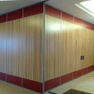Wooden Aluminum Frame Acoustic Partition Wall Commercial Furniture Environmental Protection