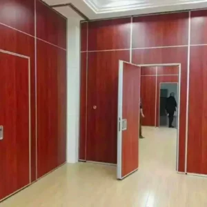 Wooden Aluminum Frame Acoustic Partition Wall Commercial Furniture Environmental Protection