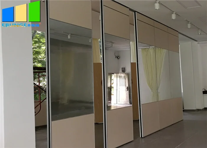 Wooden Malaysia Room Divider Movable Partition Walls On Wheels