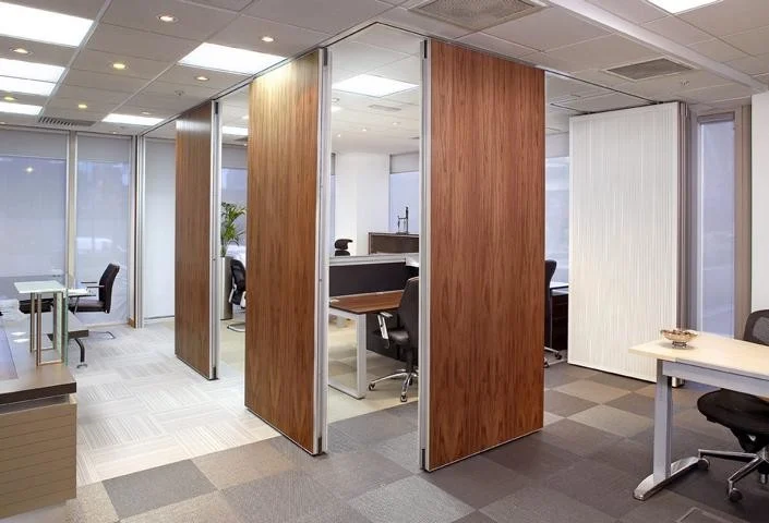 Wooden Melamine Folding Soundproof Room Dividers Malaysia 2 - 17 Meter Height
