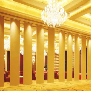 Wooden Operable Demountable Movable Partition Walls Max 4 Meter Height ODM