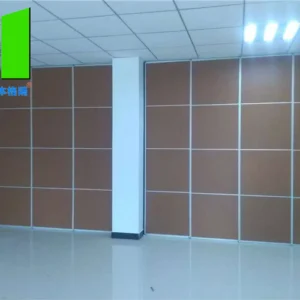 Wooden Panel Material Operable Acoustic Folding Partition Walls For Office Partition Wall Project