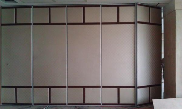 Wooden Sliding Partition Walls Hanging Office Partition System For Banquet Hall 0