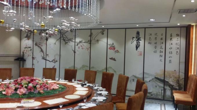 Wooden Sliding Room Acoustic Folding Foldable Partition Walls Divider Screen 1