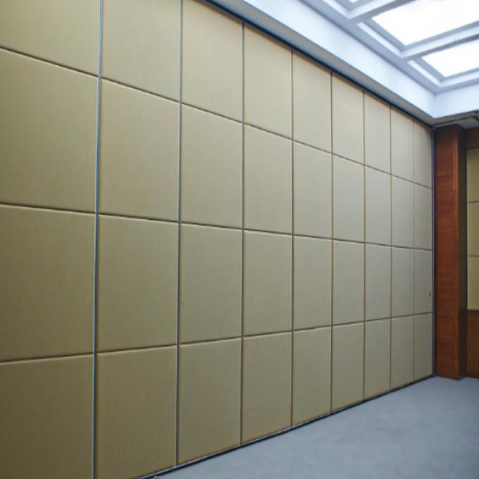 Wooden Sound Insulation Movable Foldable Partition Wall For University 1