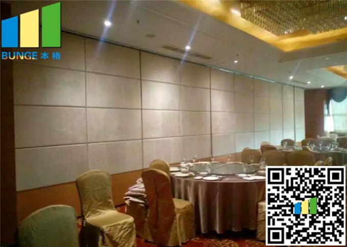 Wooden Sound Insulation Sliding Wall Partition Restaurant Decorative Folding Screen 0