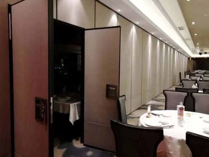 Wooden Sound Proofing Folding Sliding Partition Walls STC Standard 0