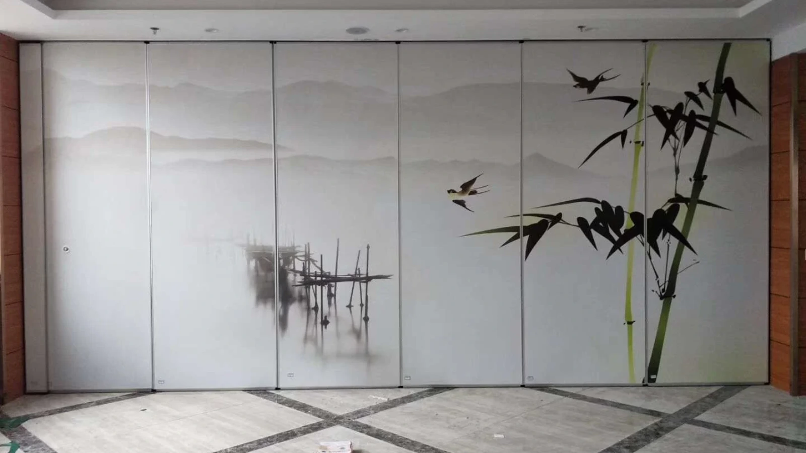 Decorative Soundproof Material Acoustic Partition Wall For Conference Room — editorial 16:9 application view